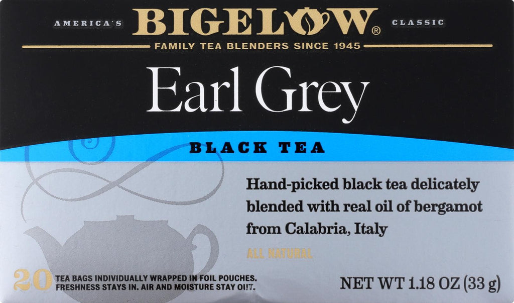 Bigelow Tea Earl Grey Black Tea - Case Of 6 - 20 Bags