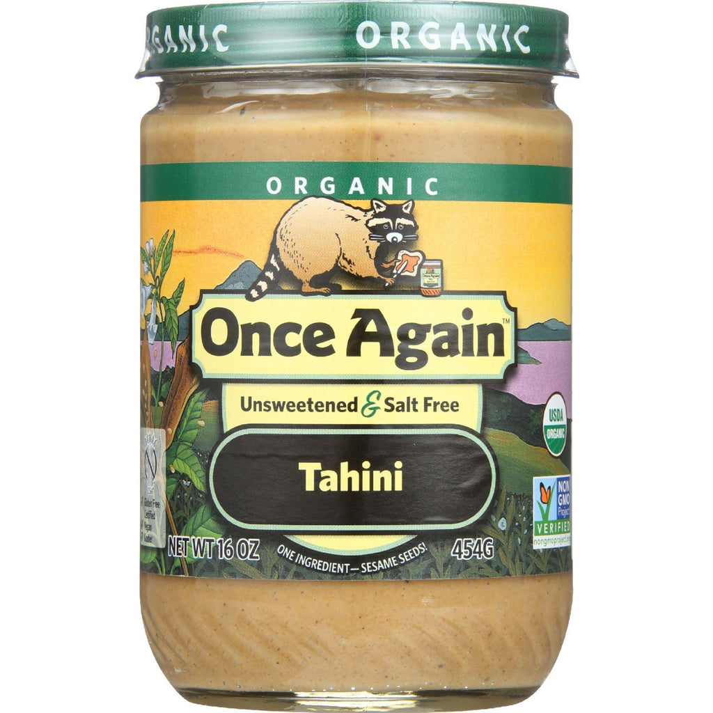 Once Again Tahini - Organic - Sesame - 16 Oz - Case Of 12