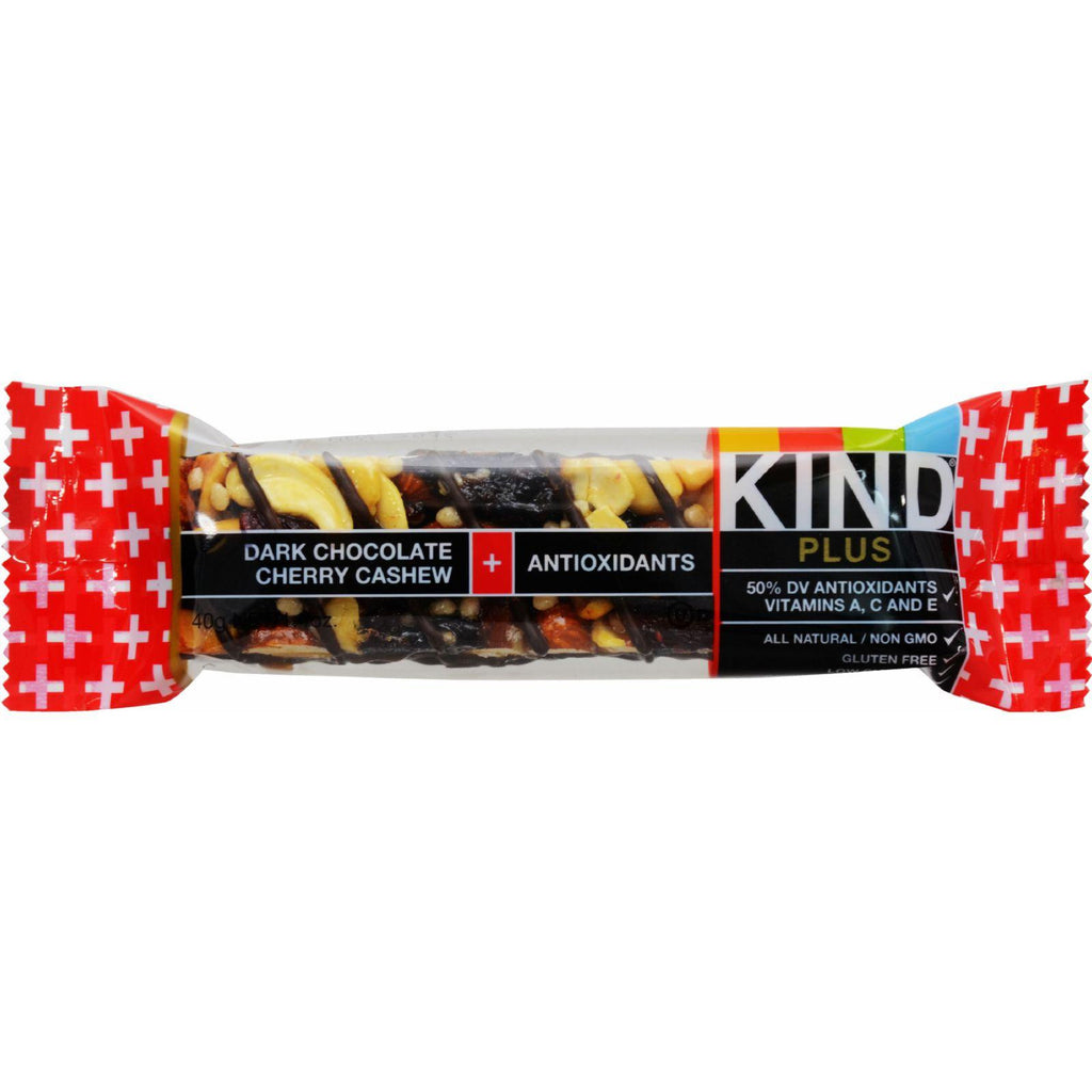 Kind Bar - Dark Chocolate Cherry Cashew Plus Anti-oxidants- Case Of 12 - 1.4 Oz
