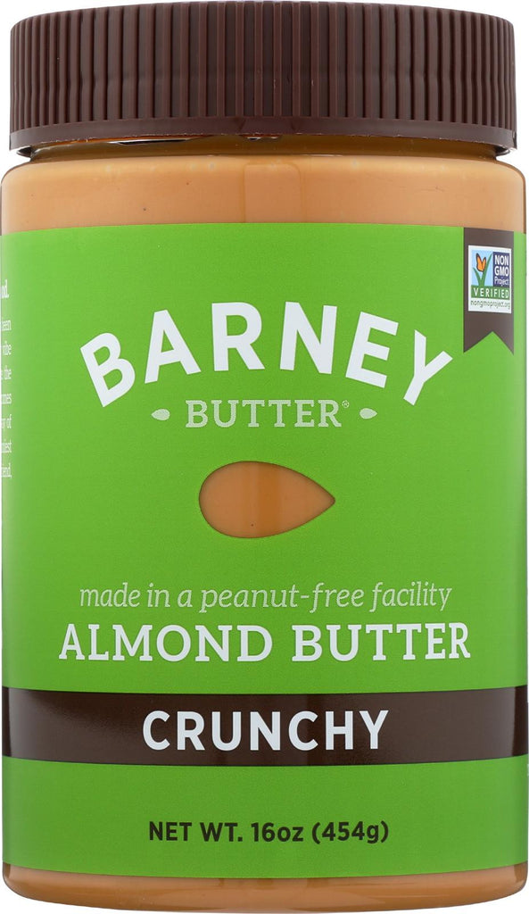 Barney Butter Almond Butter - Crunchy - Case Of 6 - 16 Oz.