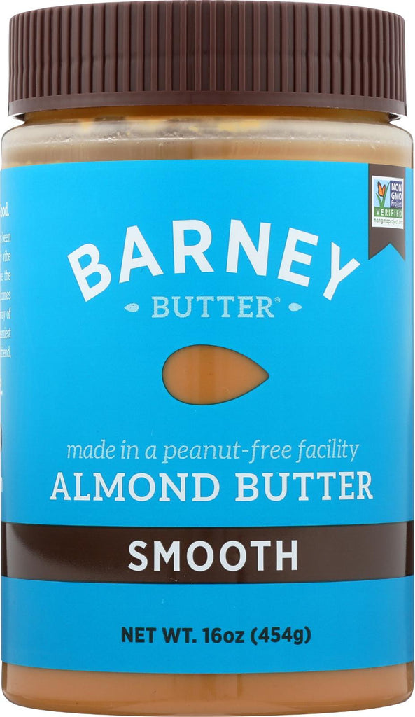 Barney Butter Almond Butter - Smooth - Case Of 6 - 16 Oz.