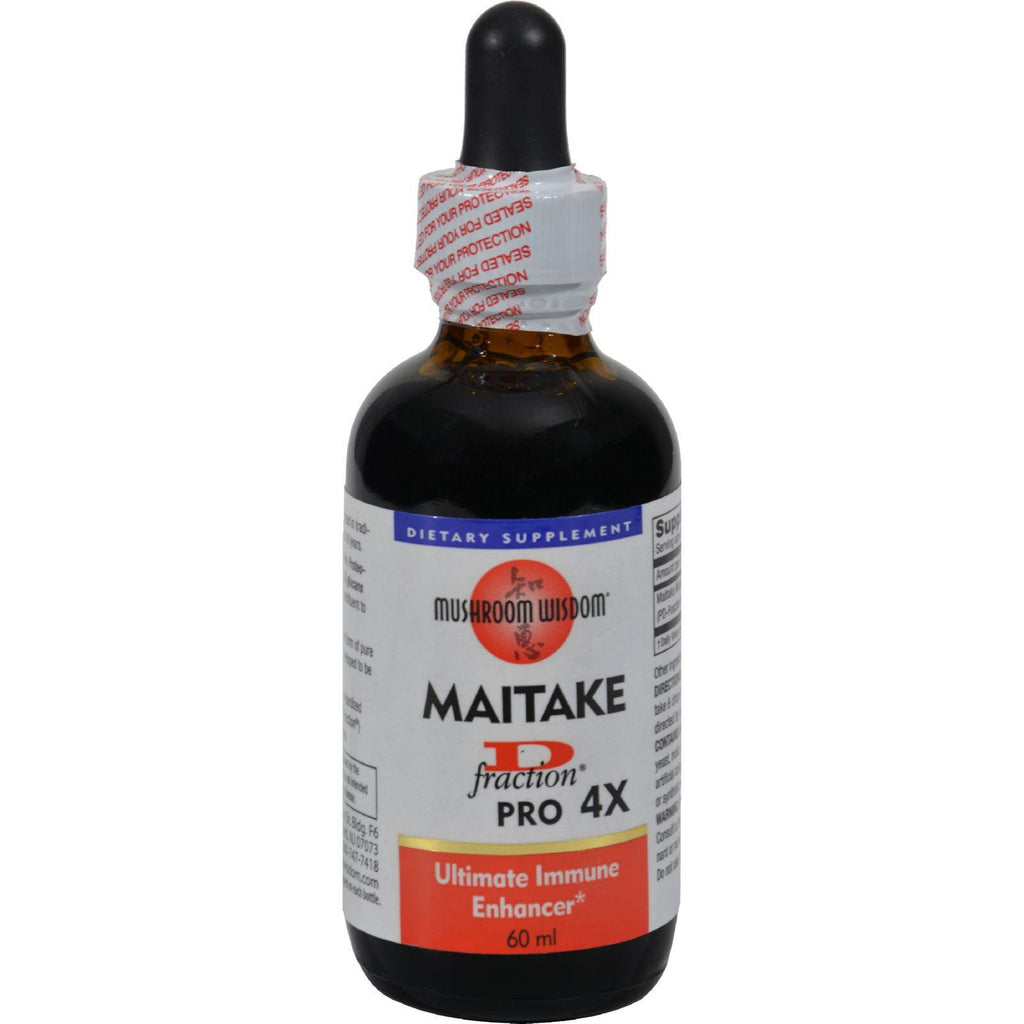 Mushroom Wisdom Maitake D-fraction Pro 4x - 60 Ml