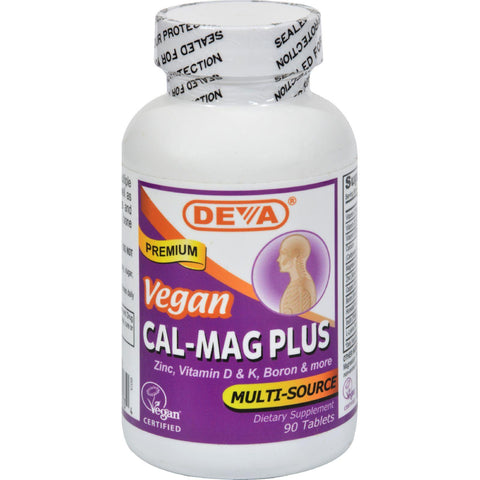 Deva Vegan Cal-mag Plus - 90 Tablets