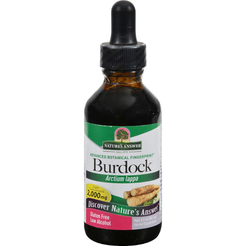 Nature's Answer Burdock Root - 2 Fl Oz