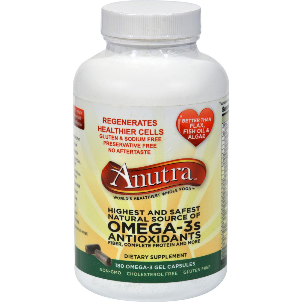 Anutra Omega-3s Antioxidants - 180 Gel Caps