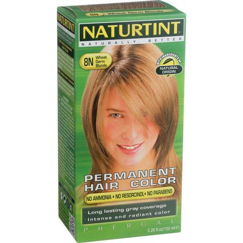 Naturtint Hair Color - Permanent - 8n - Wheat Germ Blonde - 5.28 Oz