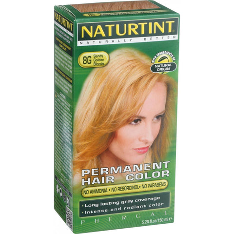 Naturtint Hair Color - Permanent - 8g - Sandy Golden Blonde - 5.28 Oz