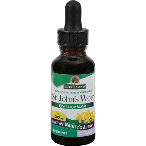 Nature's Answer St John's Wort Young Flowering Tops Alcohol Free - 1 Fl Oz