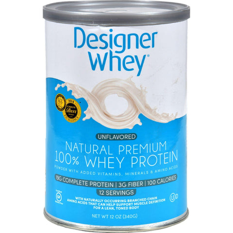 Designer Whey Natural Whey Protein - 12 Oz