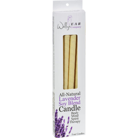 Wally's Ear Candles Lavender Paraffin - 4 Candles