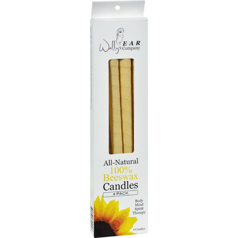 Wally's Ear Candles Beeswax - 4 Candles