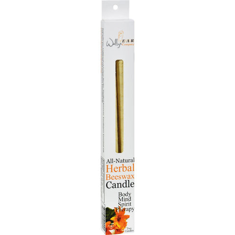 Wally's Natural Products Herbal Beeswax Candles - 2 Pk