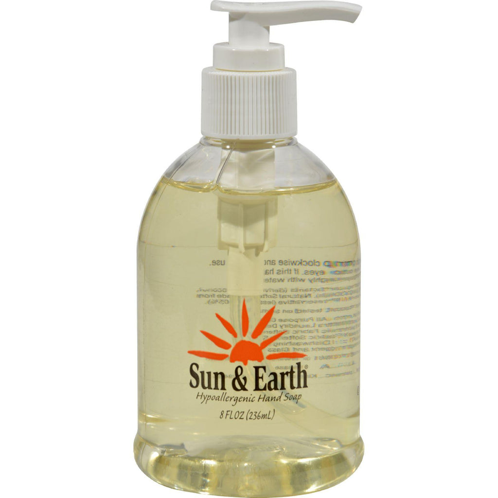 Sun And Earth Hypoallergenic Hand Soap - 8 Fl Oz