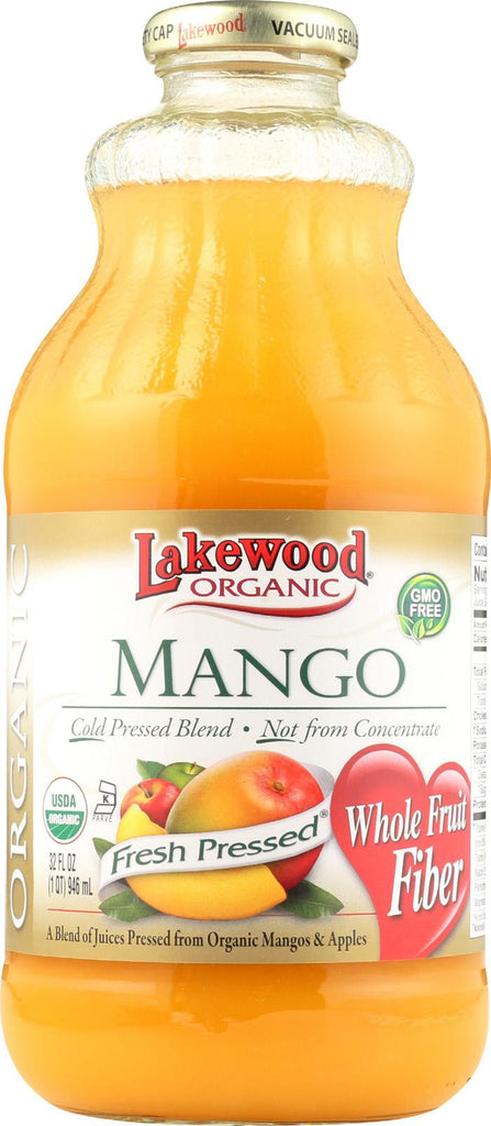 Lakewood Organic Mango Juice - Mango - Case Of 12 - 32 Fl Oz.