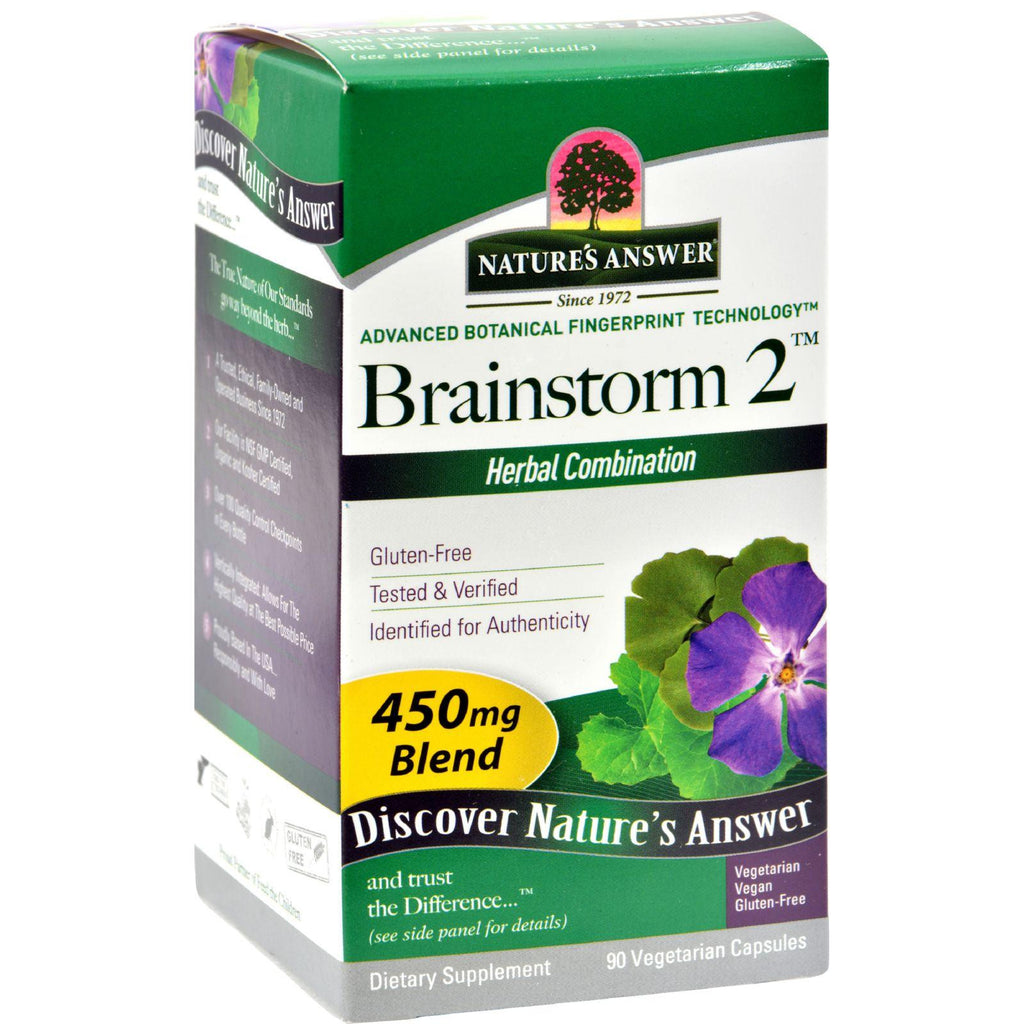 Nature's Answer Brainstorm - 90 Vcaps