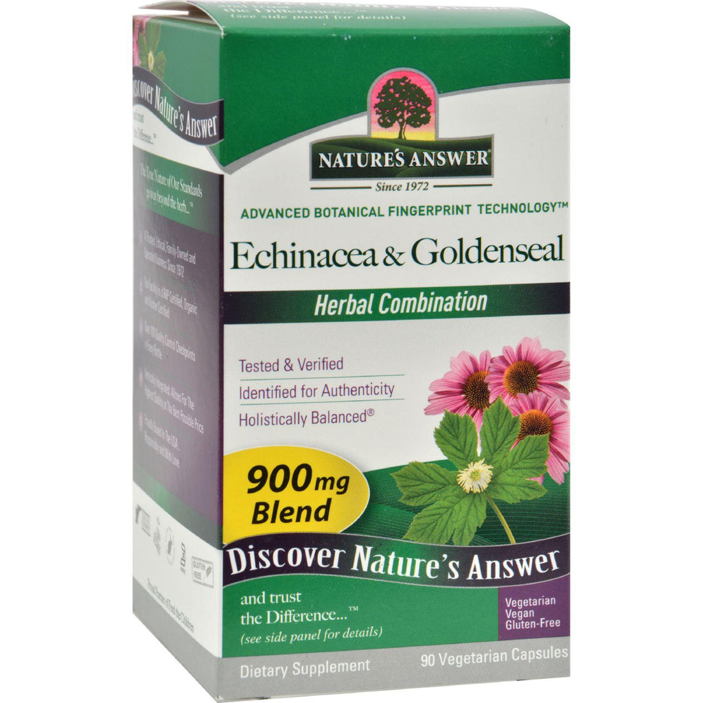 Nature's Answer Echinacea With Goldenseal - 90 Vcaps