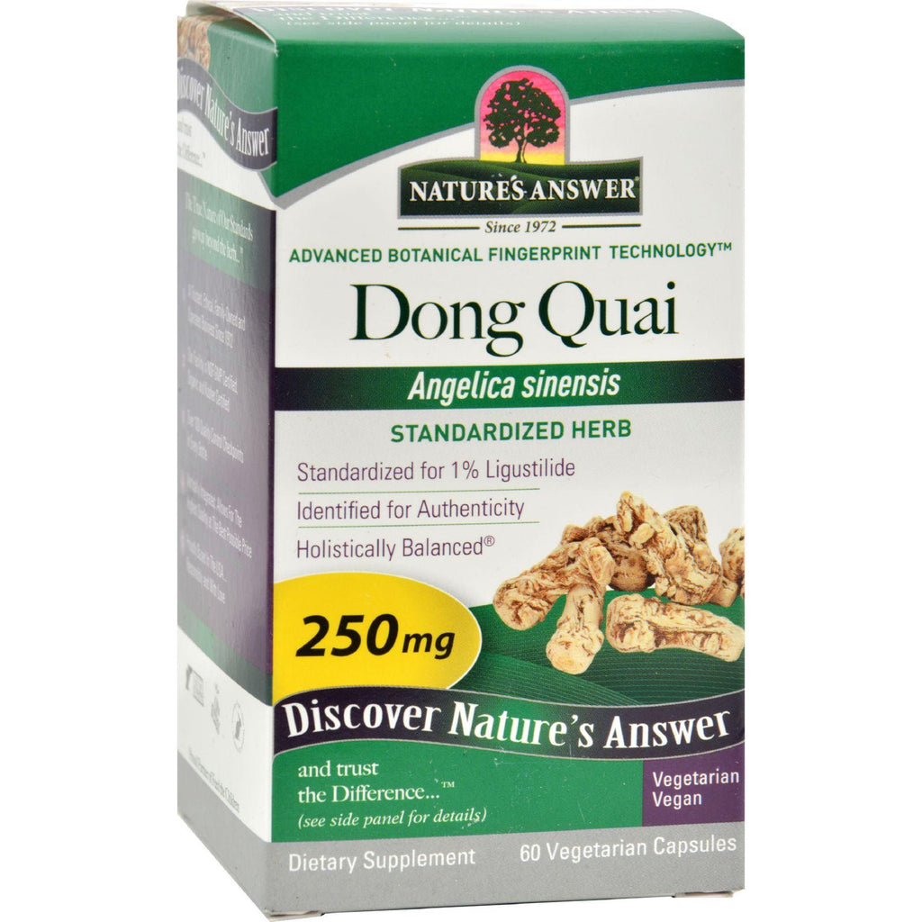 Nature's Answer Dong Quai Root Extract - 60 Vegetarian Capsules