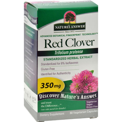 Nature's Answer Red Clover Tops Extract - 60 Vegetarian Capsules