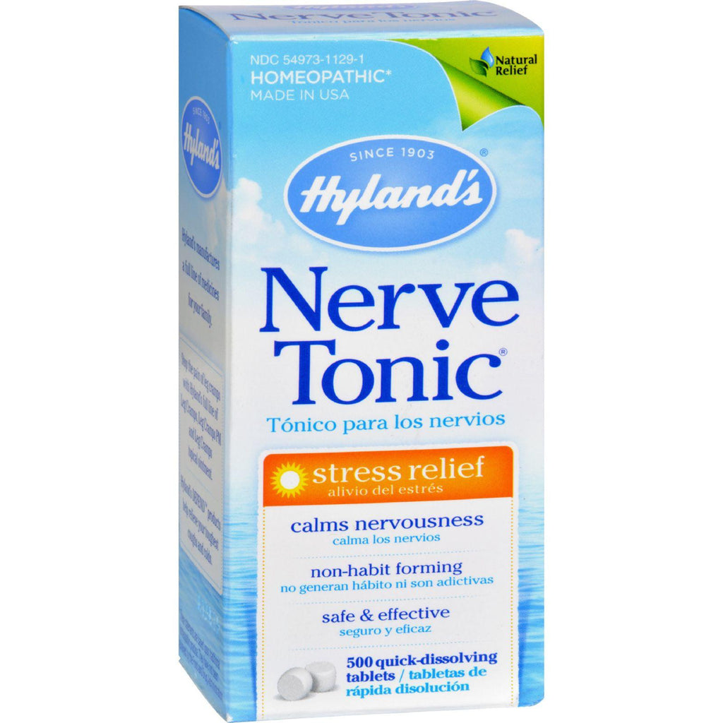 Hylands Homeopathic Nerve Tonic Tablets - 500 Tablets