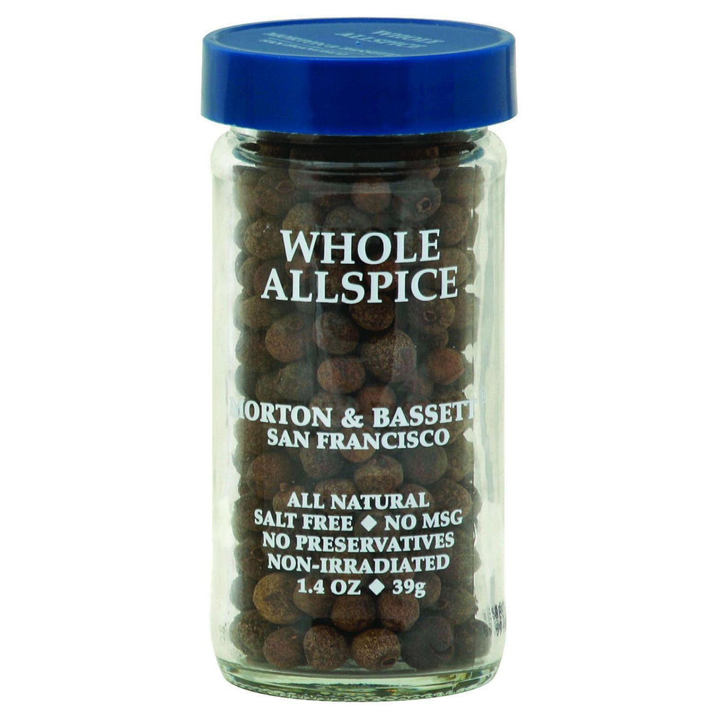 Morton And Bassett Seasoning - Allspice - Whole - 1.4 Oz - Case Of 3