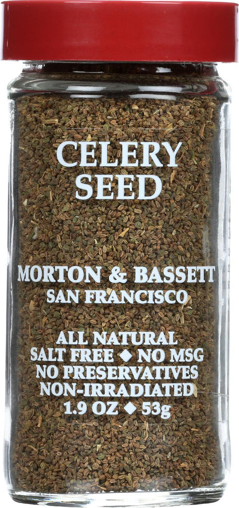 Morton And Bassett Seasoning - Celery Seed - 1.9 Oz - Case Of 3