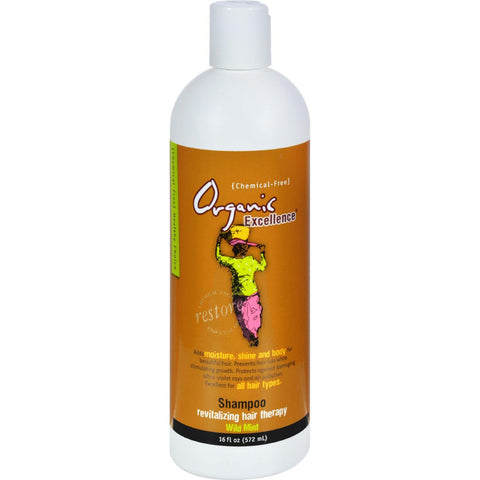 Organic Excellence Wild Mint Shampoo - 16 Oz