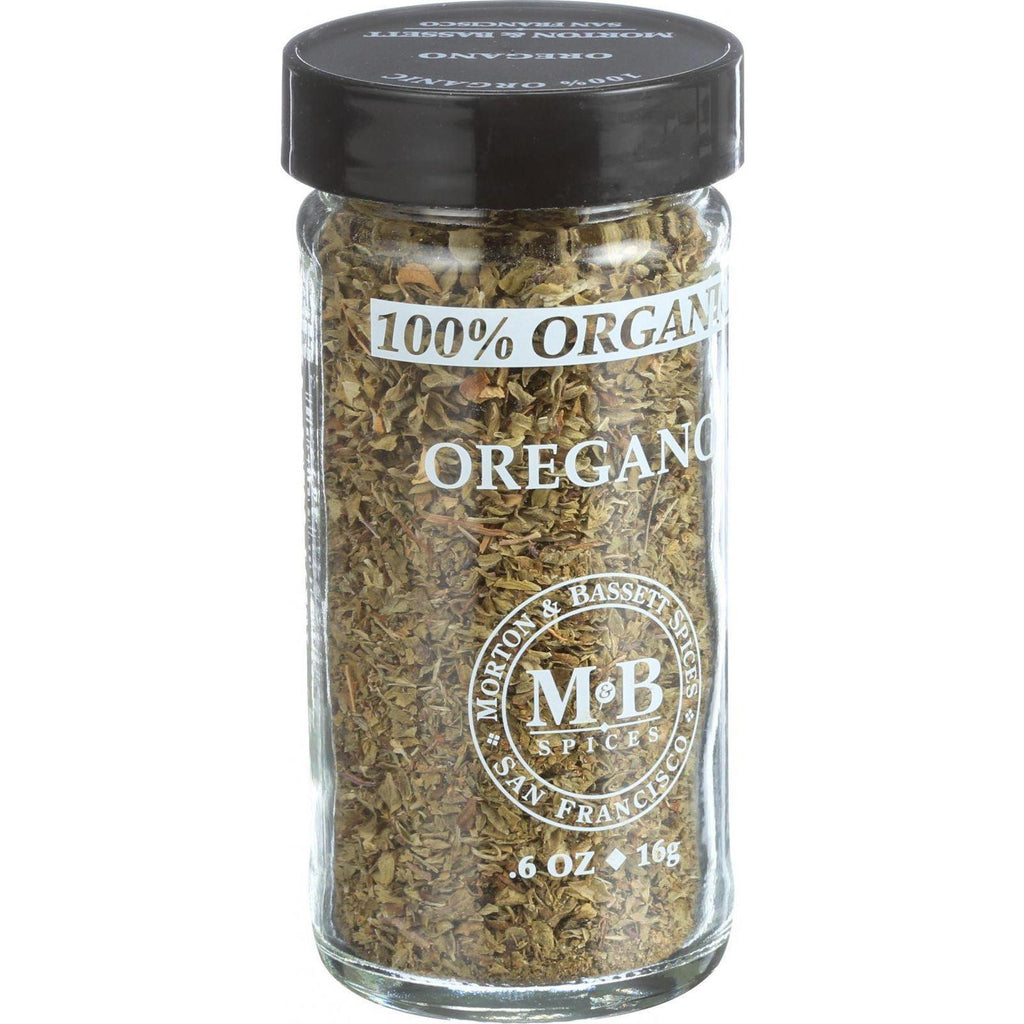 Morton And Bassett 100% Organic Seasoning - Oregano - .7 Oz - Case Of 3