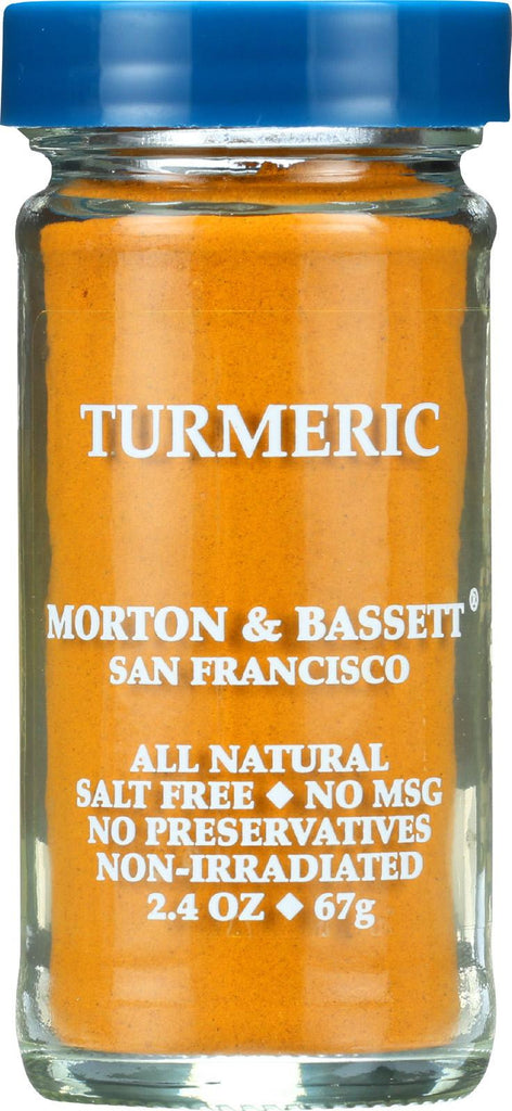 Morton And Bassett Seasoning - Tumeric - 2.4 Oz - Case Of 3