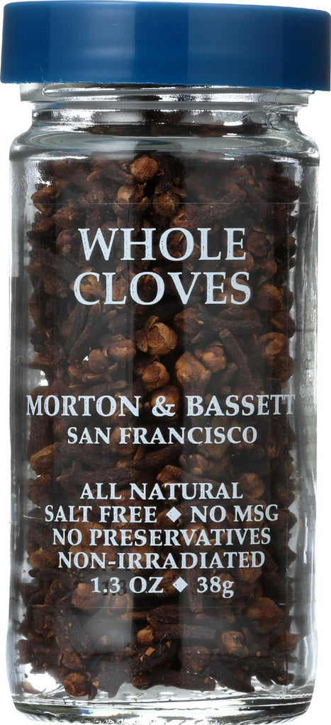 Morton And Bassett Seasoning - Cloves - Whole - 1.3 Oz - Case Of 3