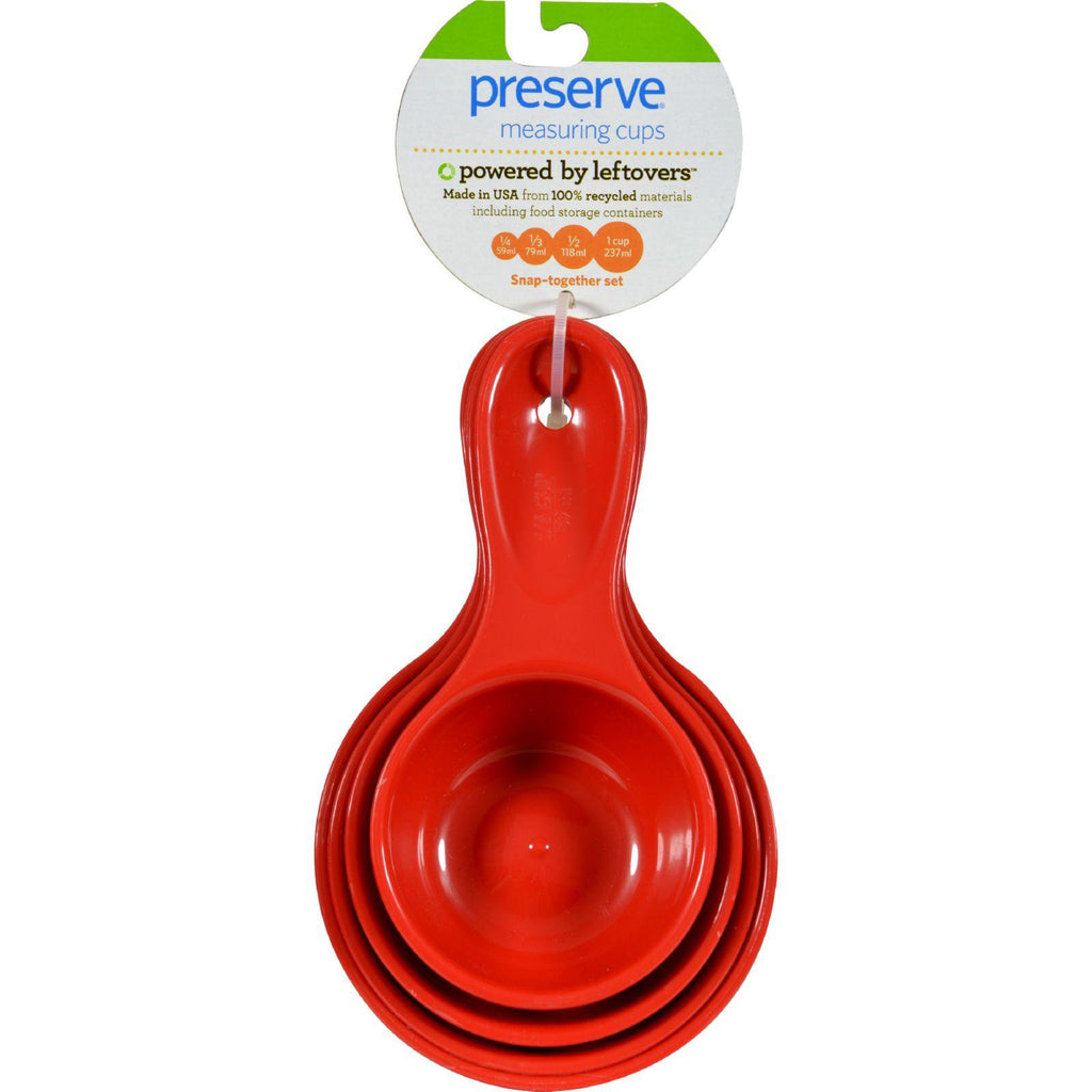 Preserve Measuring Cups Set - Red Tomato - 4 Measuring Cups