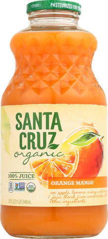 Santa Cruz Organic Juice - Orange Mango - Case Of 12 - 32 Fl Oz.