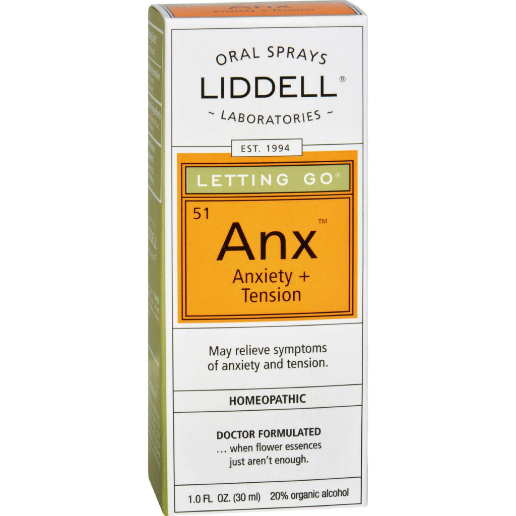 Liddell Homeopathic Letting Go Anxiety Spray - 1 Fl Oz