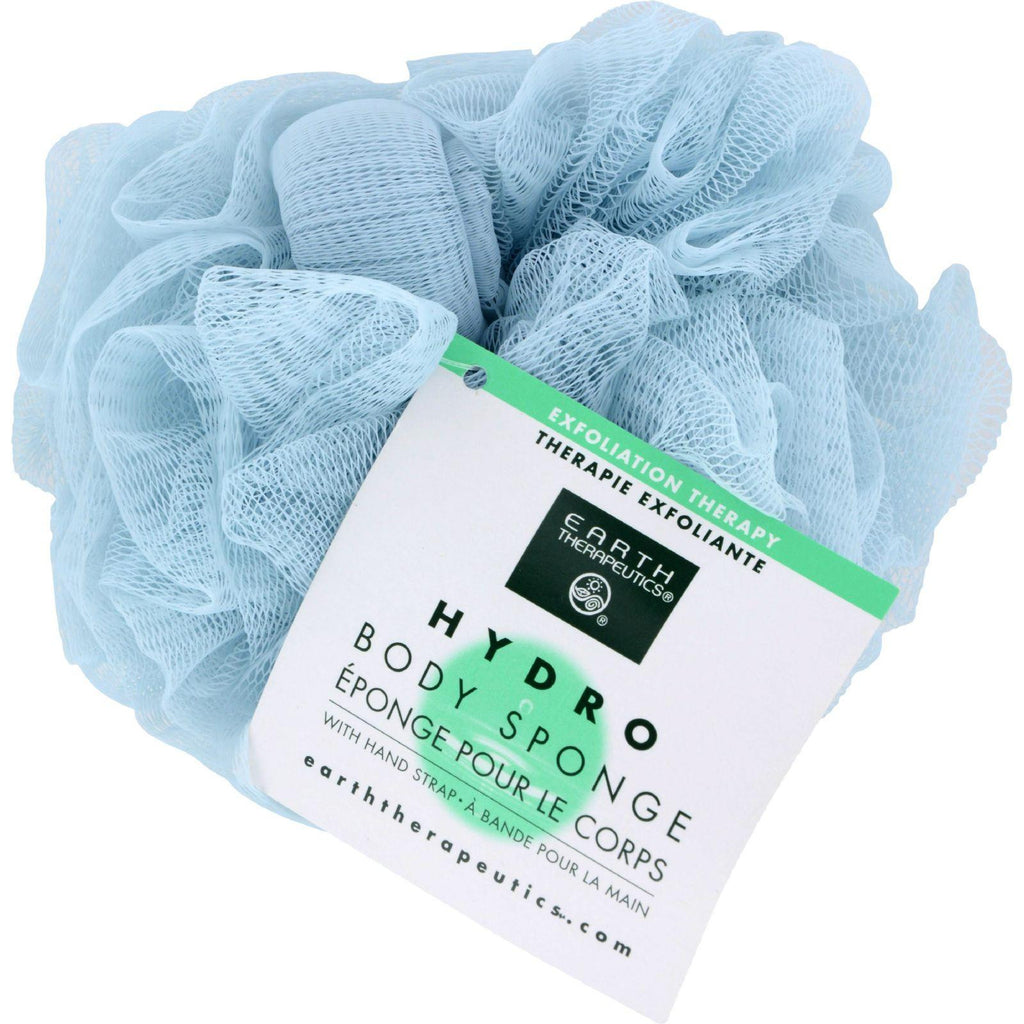 Earth Therapeutics Hydro Body Sponge With Hand Strap Blue - 1 Sponge