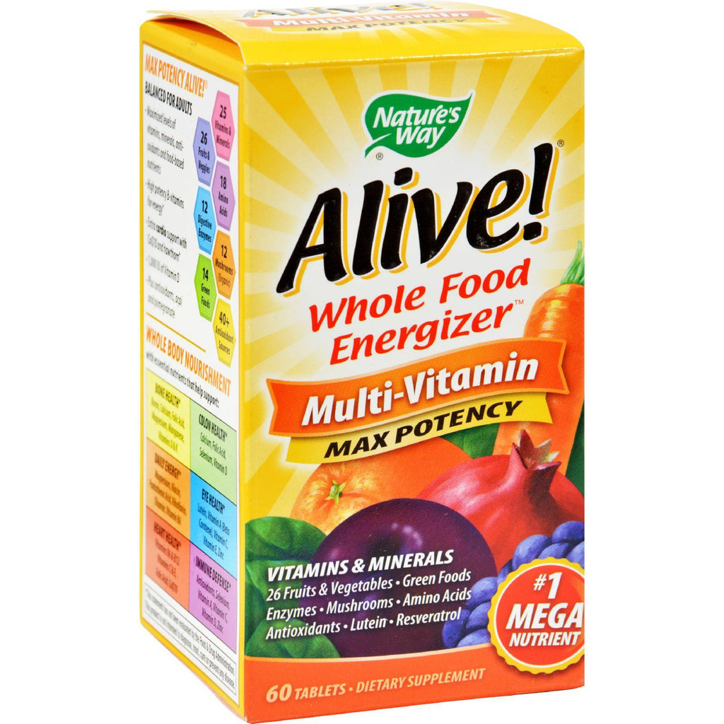 Nature's Way Alive Multi-vitamin - 60 Tablets