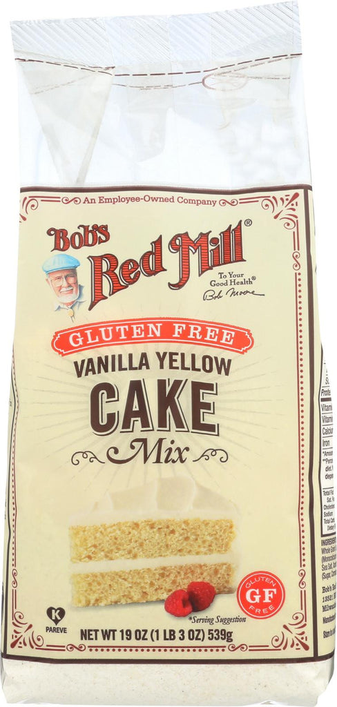 Bob's Red Mill Gluten Free Vanilla Cake Mix - 19 Oz - Case Of 4