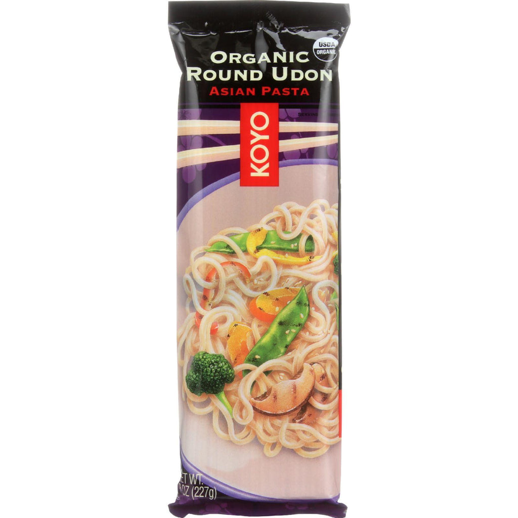 Koyo Pasta - Organic - Udon - Round - 8 Oz - Case Of 12