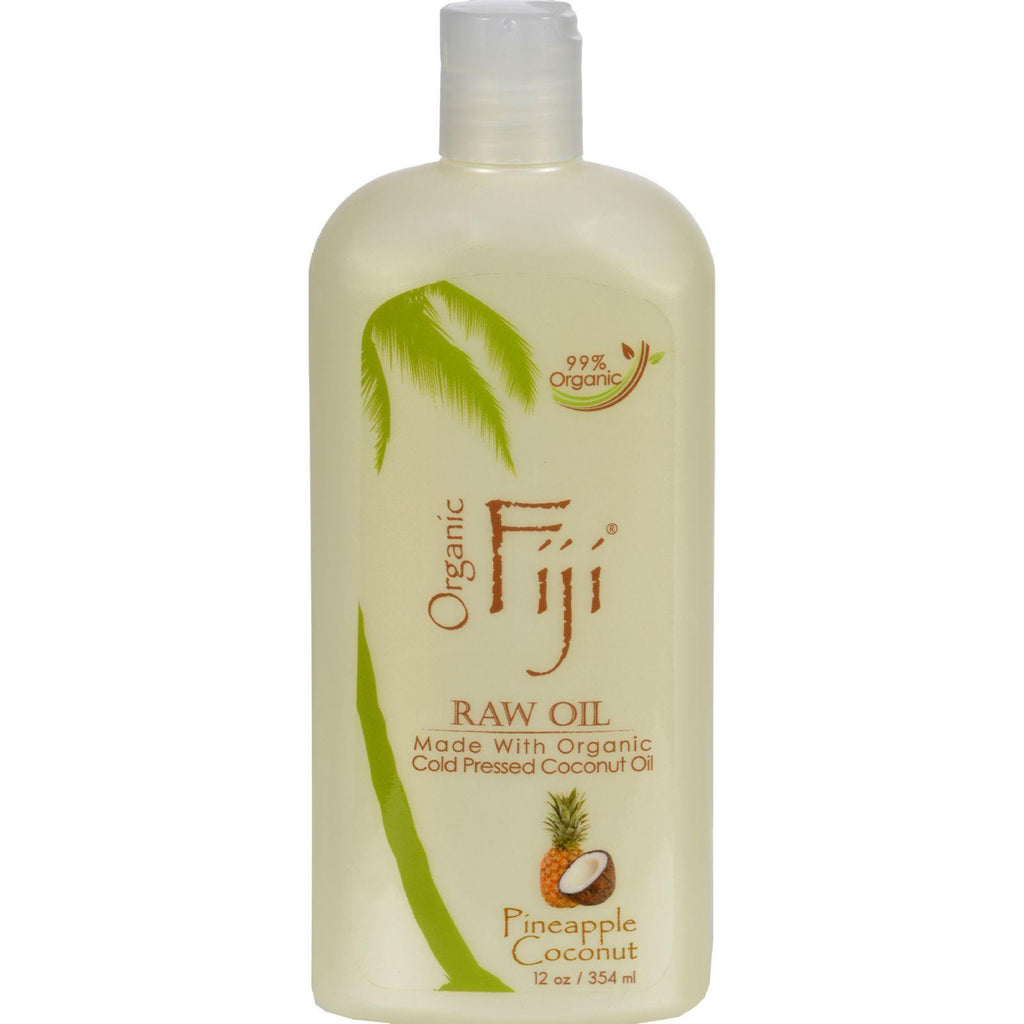 Organic Fiji Virgin Coconut Oil Pineapple - 12 Fl Oz