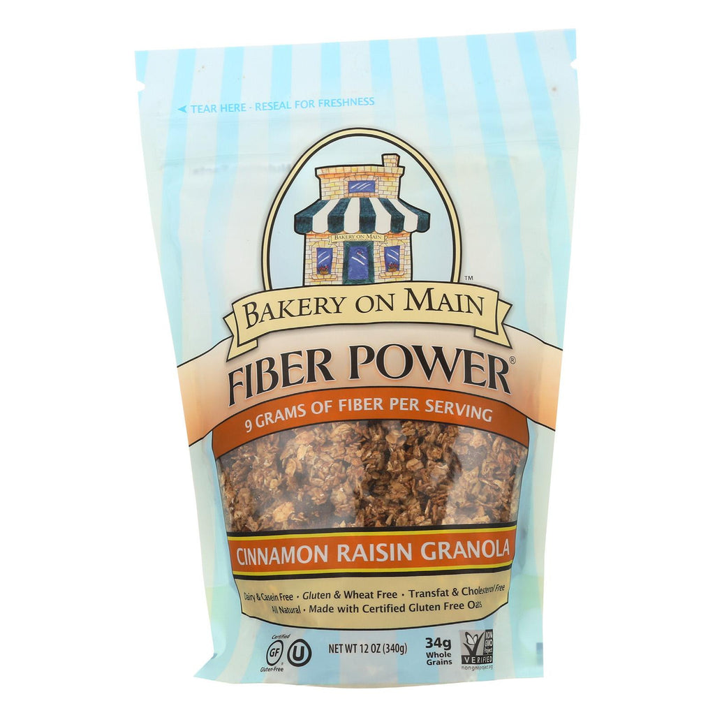 Bakery On Main Cinnamon Raisin Fiber Granola - Case Of 6 - 12 Oz.