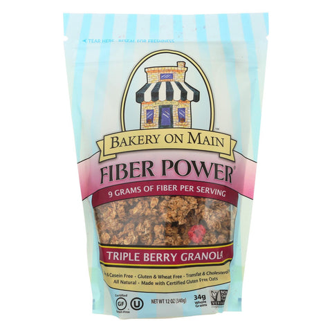 Bakery On Main Triple Berry Fiber Power Granola - Case Of 6 - 12 Oz.