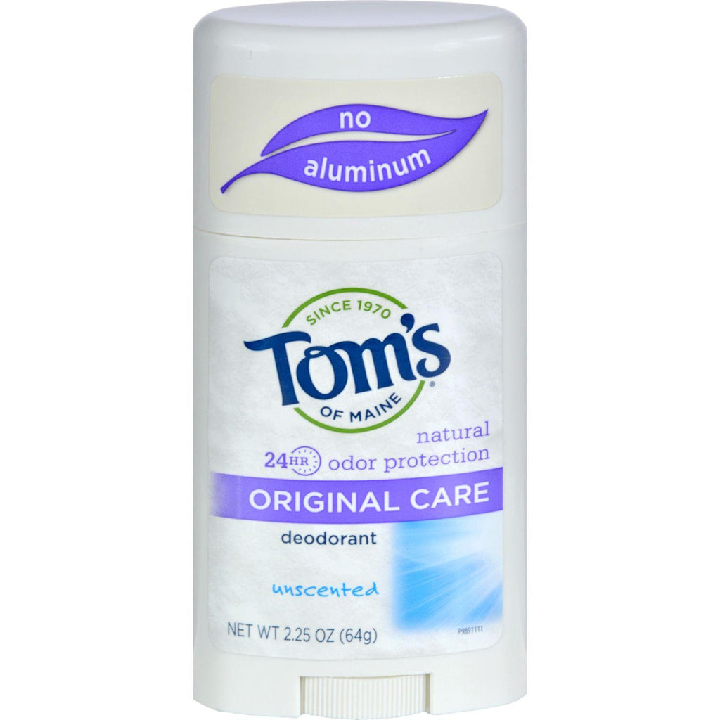 Tom's Of Maine Natural Original Deodorant Unscented - 2.25 Oz - Case Of 6