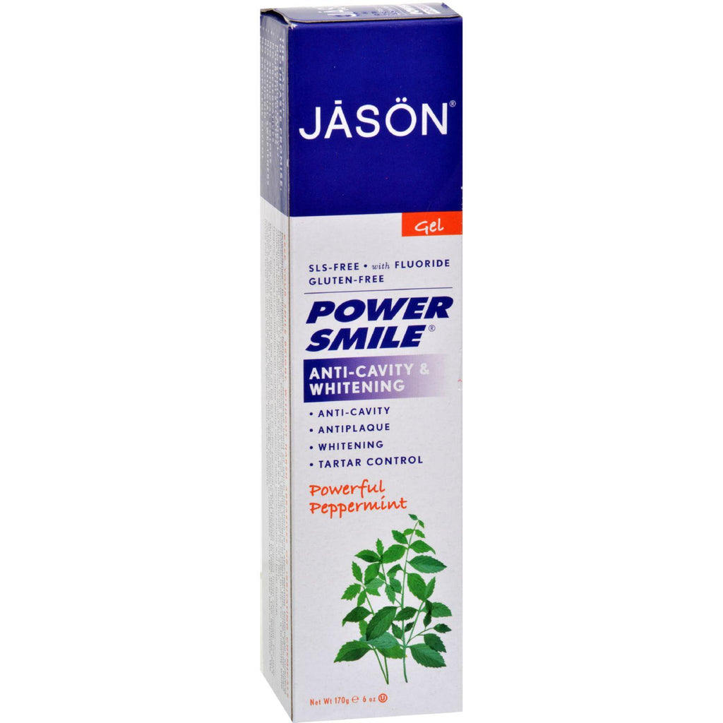 Jason Powersmile All Natural Whitening Coq10 Tooth Gel - 6 Oz