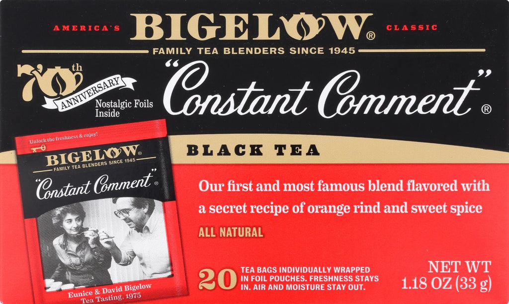 Bigelow Tea Constant Comment Black Tea - Case Of 6 - 20 Bags