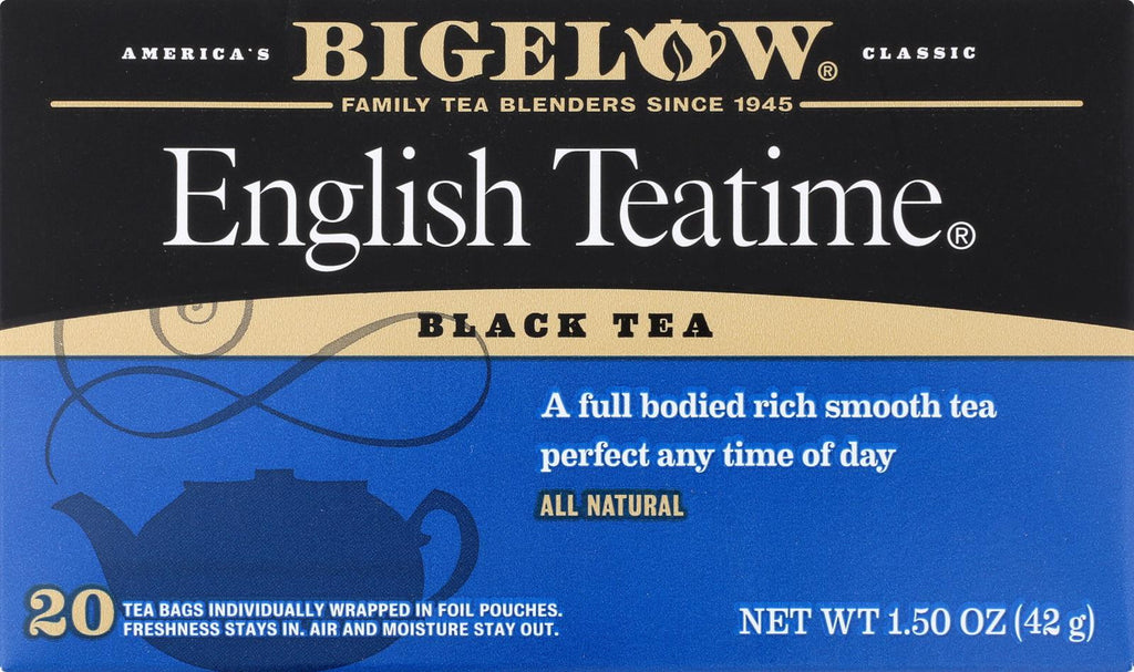 Bigelow Tea English Teatime Black Tea - Case Of 6 - 20 Bags