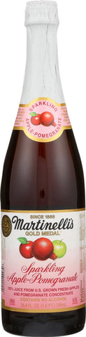 Martinelli's Sparkling Juice - Apple Pomegranate - Case Of 12 - 25.4 Fl Oz.