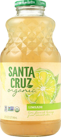 Santa Cruz Organic Juice - Limeade - Case Of 12 - 32 Fl Oz.