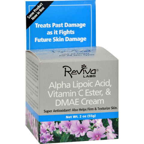 Reviva Labs Alpha Lipoic Acid Vitamin C Ester And Dmae Cream - 2 Oz