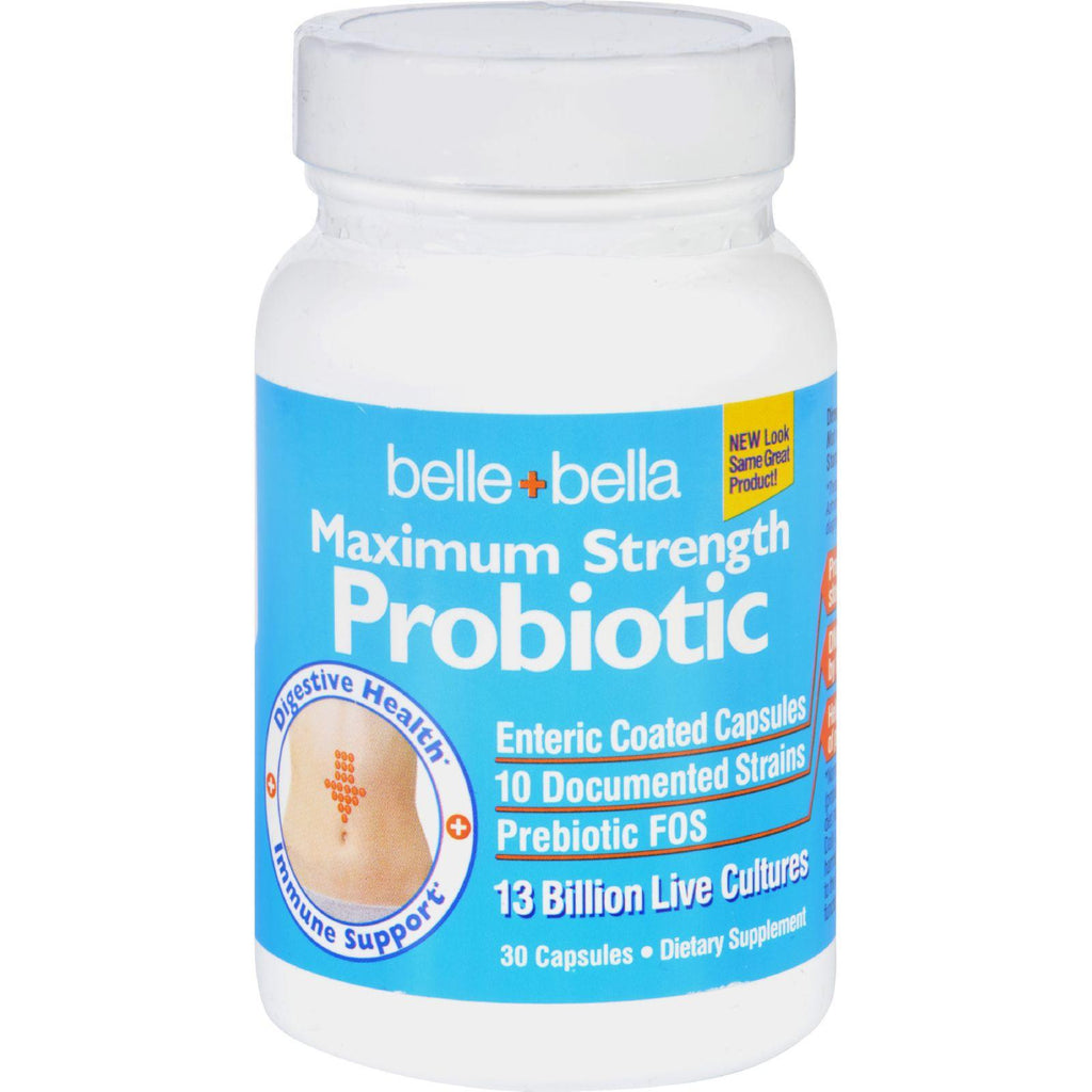 Belle And Bella Ultra 10 Probiotic - Maximum Strength - 30 Capsules