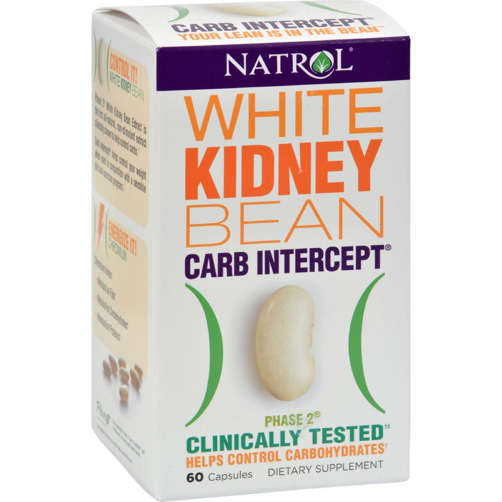 Natrol White Kidney Bean Carb Intercept - 60 Capsules