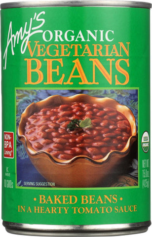 Amy's Organic Vegetarian Baked Beans - Case Of 12 - 15 Oz.