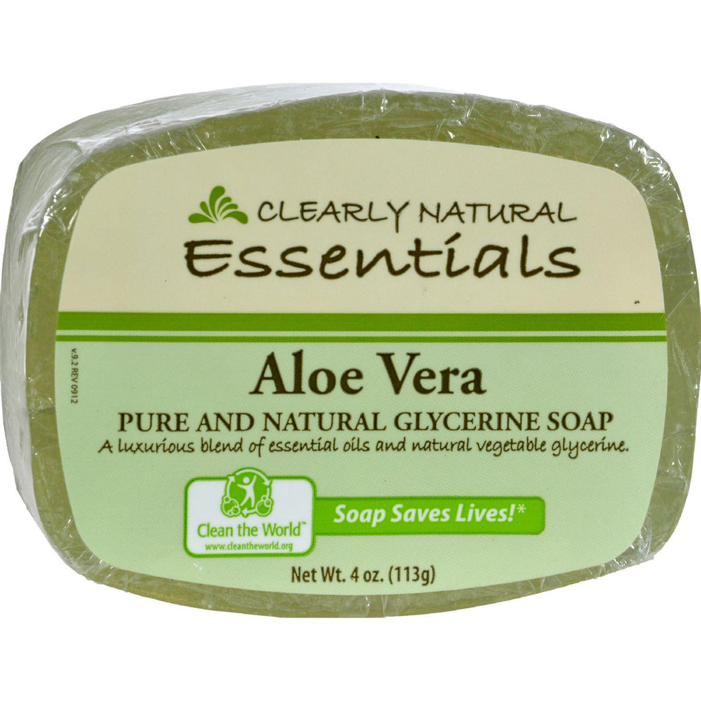 Clearly Natural Glycerine Bar Soap Aloe Vera - 4 Oz